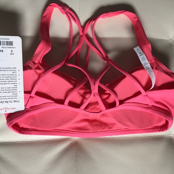 NWT FTON LULULEMON FREE TO BE ZEN BRA - Size 12 - Picture 2 of 7